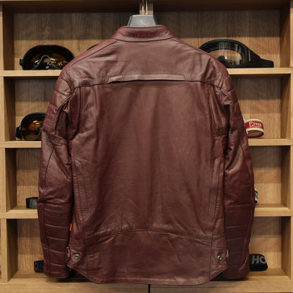 レザージャケット "Alton II D3O Leather Jacket" 【オックスブラッド】