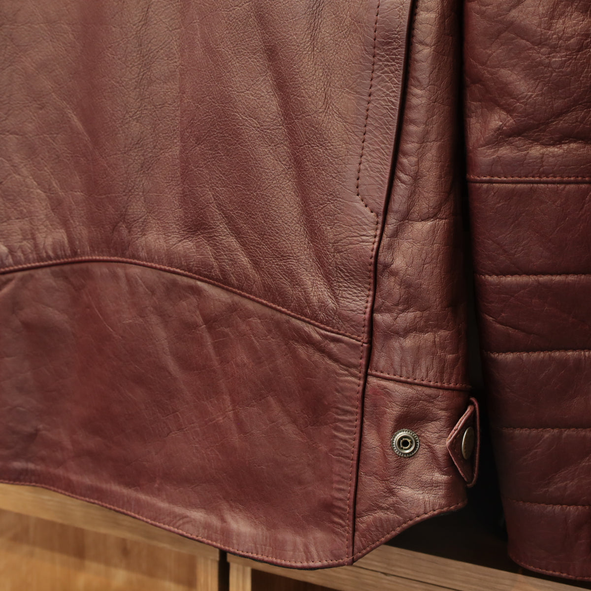 レザージャケット "Alton II D3O Leather Jacket" 【オックスブラッド】