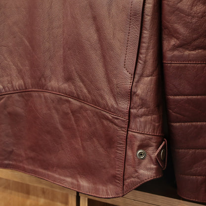 レザージャケット "Alton II D3O Leather Jacket" 【オックスブラッド】