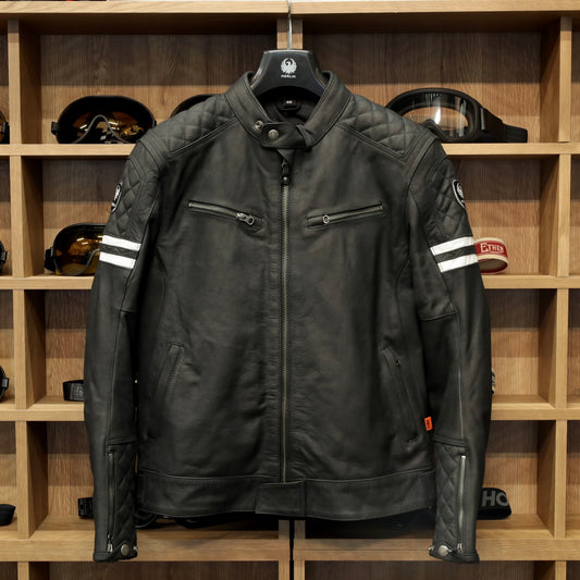 レザージャケット "Hixon II D3O® Leather Jacket" 【ブラック】