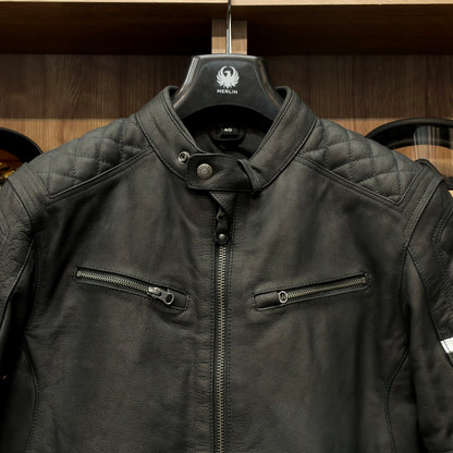 レザージャケット "Hixon II D3O® Leather Jacket" 【ブラック】
