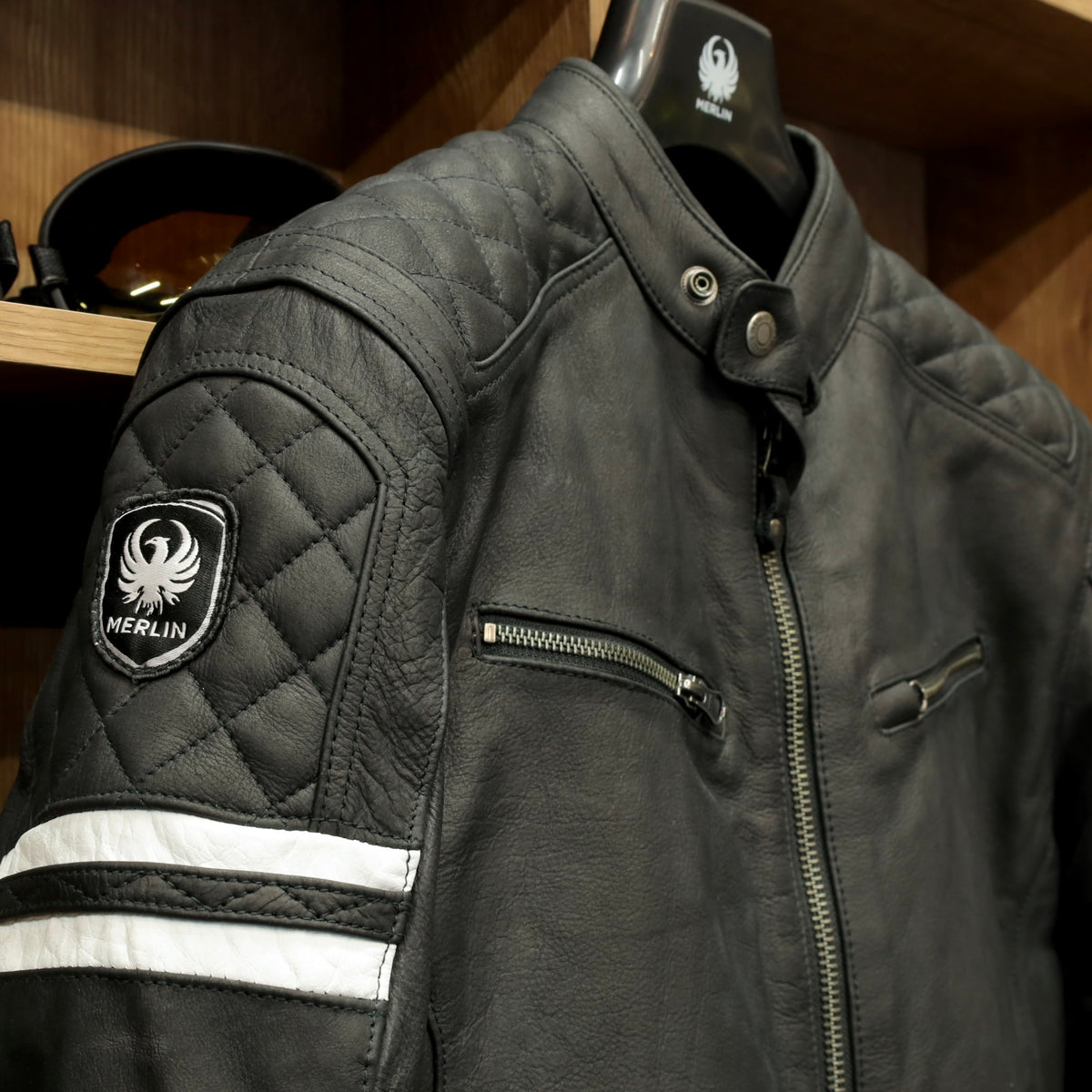 レザージャケット "Hixon II D3O® Leather Jacket" 【ブラック】