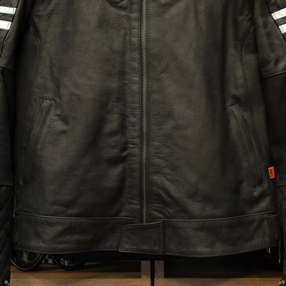 レザージャケット "Hixon II D3O® Leather Jacket" 【ブラック】