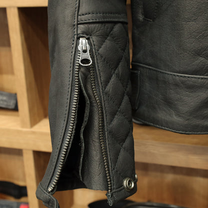 レザージャケット "Hixon II D3O® Leather Jacket" 【ブラック】