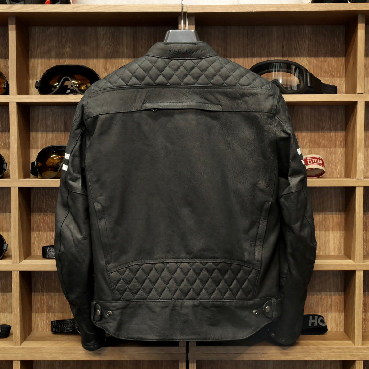 レザージャケット "Hixon II D3O® Leather Jacket" 【ブラック】