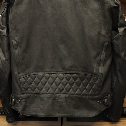 レザージャケット "Hixon II D3O® Leather Jacket" 【ブラック】