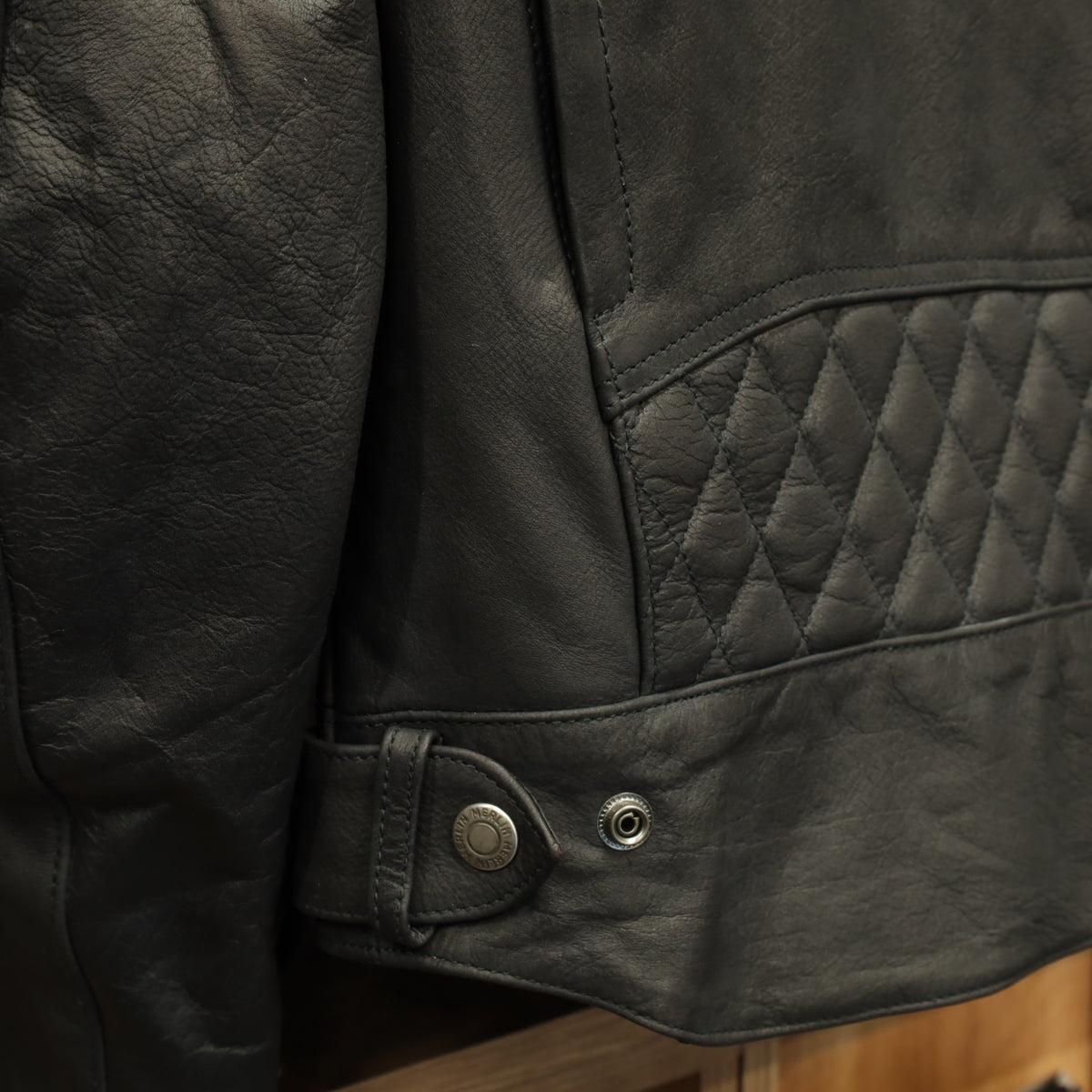 レザージャケット "Hixon II D3O® Leather Jacket" 【ブラック】