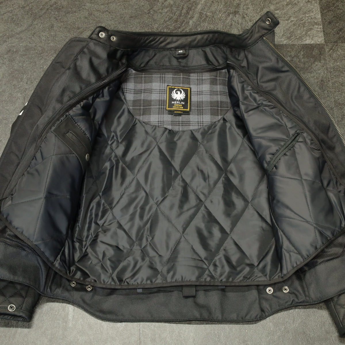レザージャケット "Hixon II D3O® Leather Jacket" 【ブラック】