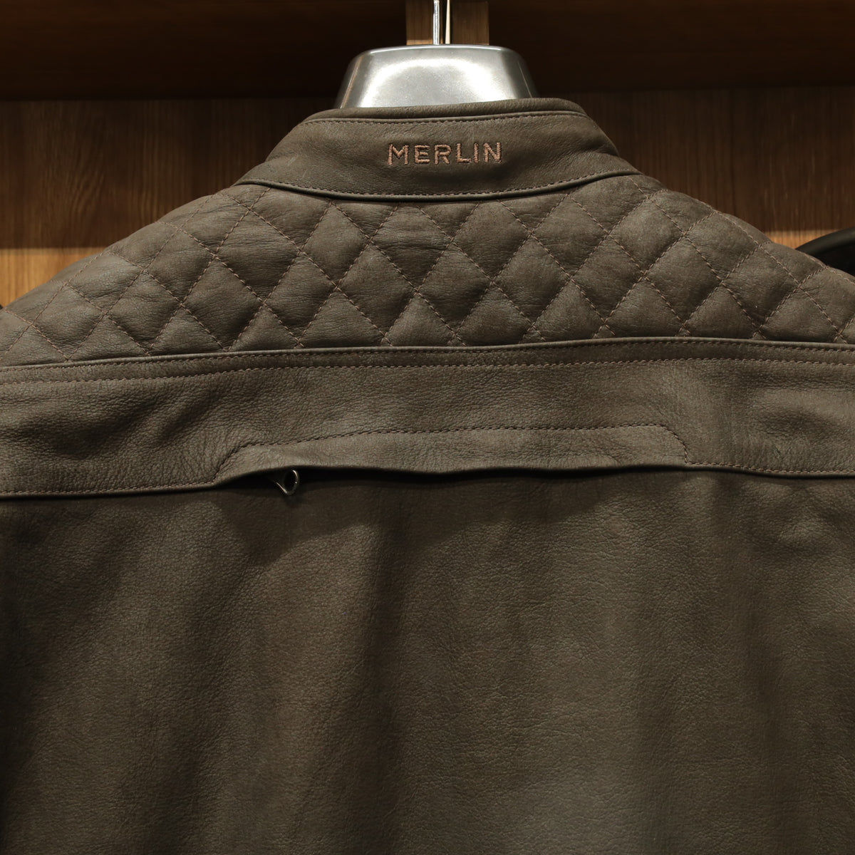 レザージャケット "Hixon II D3O® Leather Jacket" 【ブラウン】