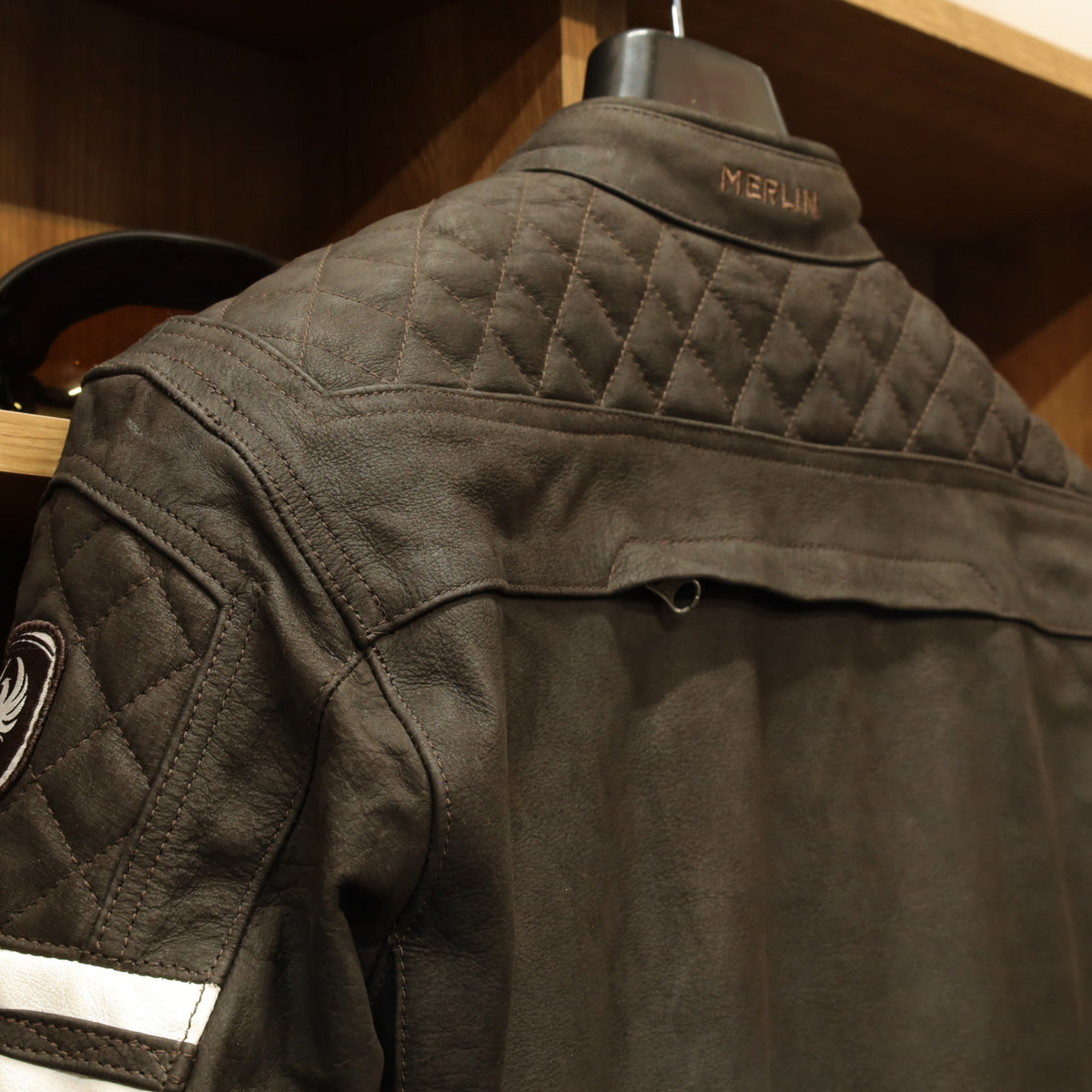 レザージャケット "Hixon II D3O® Leather Jacket" 【ブラウン】