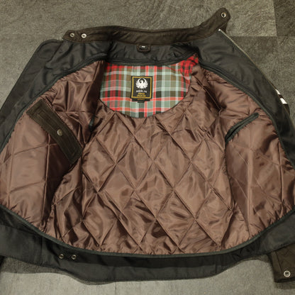 レザージャケット "Hixon II D3O® Leather Jacket" 【ブラウン】