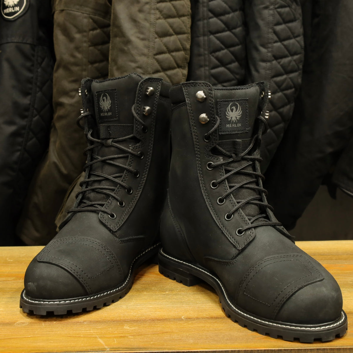 MERLIN マーリン 防水・防寒ライディングブーツ  "Drax II D3O® Boot"【ブラック】