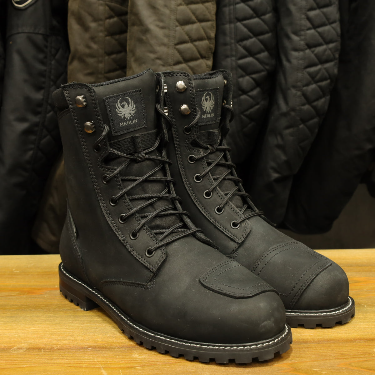 MERLIN マーリン 防水・防寒ライディングブーツ  "Drax II D3O® Boot"【ブラック】