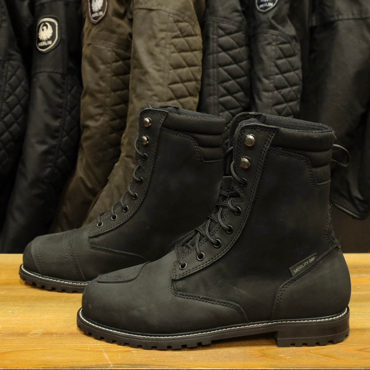 MERLIN マーリン 防水・防寒ライディングブーツ  "Drax II D3O® Boot"【ブラック】