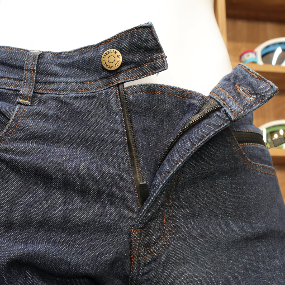防水ライディングデニムパンツ "Mason 2 Waterproof Jean" 【ブルー】