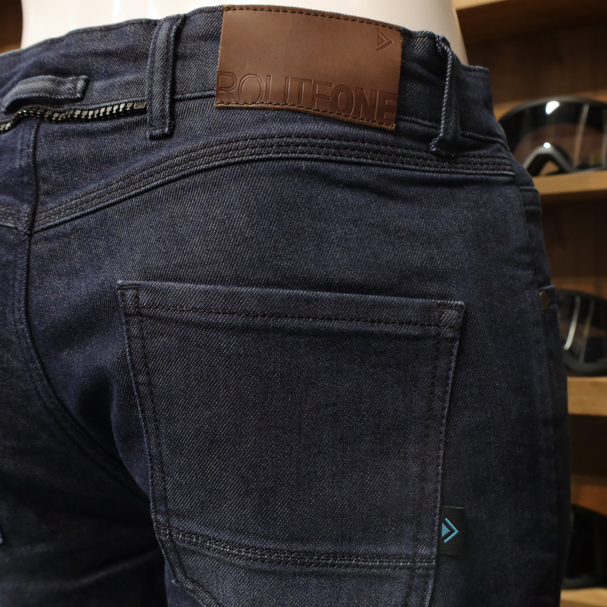ライディングデニムパンツ "Colby AAA Coolmax Jeans" 【ブルー】