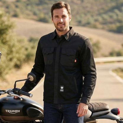 MERLIN（マーリン）メッシュジャケット "AERO MESH D3O RIDING SHIRT" 【ブラック】