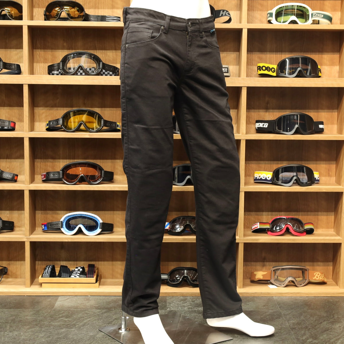 ライディングデニムパンツ "Colby AAA Coolmax Jean" 【ブラック】