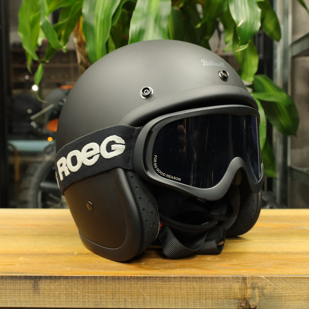 Roeg ローグ ゴーグル "Peruna Logo goggle black"