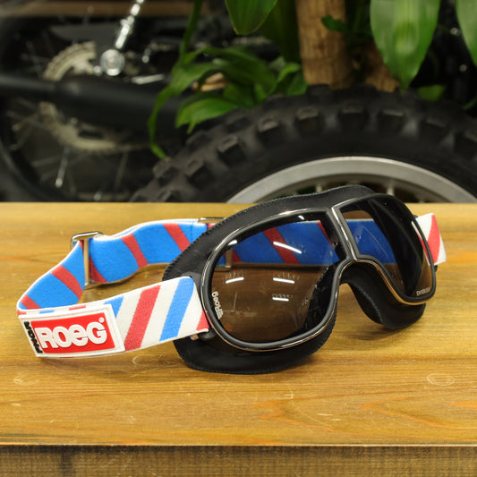 Roeg ローグ ヴィンテージスタイル ゴーグル ”Jettson Helix goggle red/white/blue"