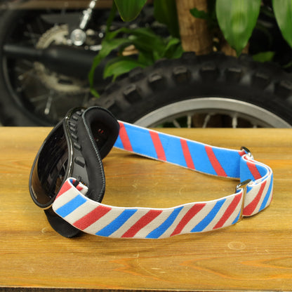 Roeg ローグ ヴィンテージスタイル ゴーグル ”Jettson Helix goggle red/white/blue"
