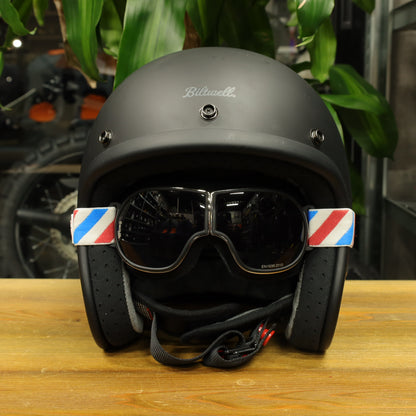 Roeg ローグ ヴィンテージスタイル ゴーグル ”Jettson Helix goggle red/white/blue"