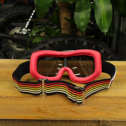 Roeg ローグ ヴィンテージスタイル ゴーグル ”Jettson Foundry goggle black/yellow/red"