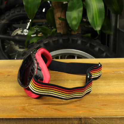 Roeg ローグ ヴィンテージスタイル ゴーグル ”Jettson Foundry goggle black/yellow/red"