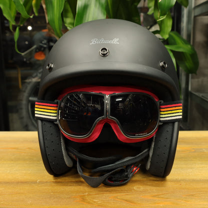 Roeg ローグ ヴィンテージスタイル ゴーグル ”Jettson Foundry goggle black/yellow/red"