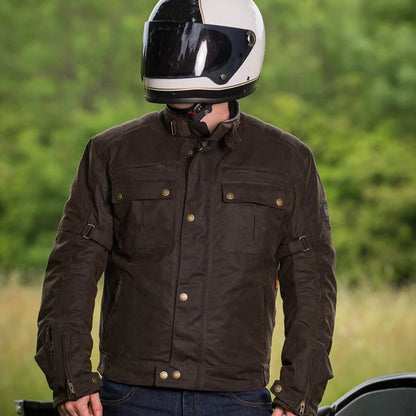 MERLIN （マーリン） 防寒最強 ワックスコットンジャケット "Barton II Waxed Cotton Jacket" 【オリーブ】