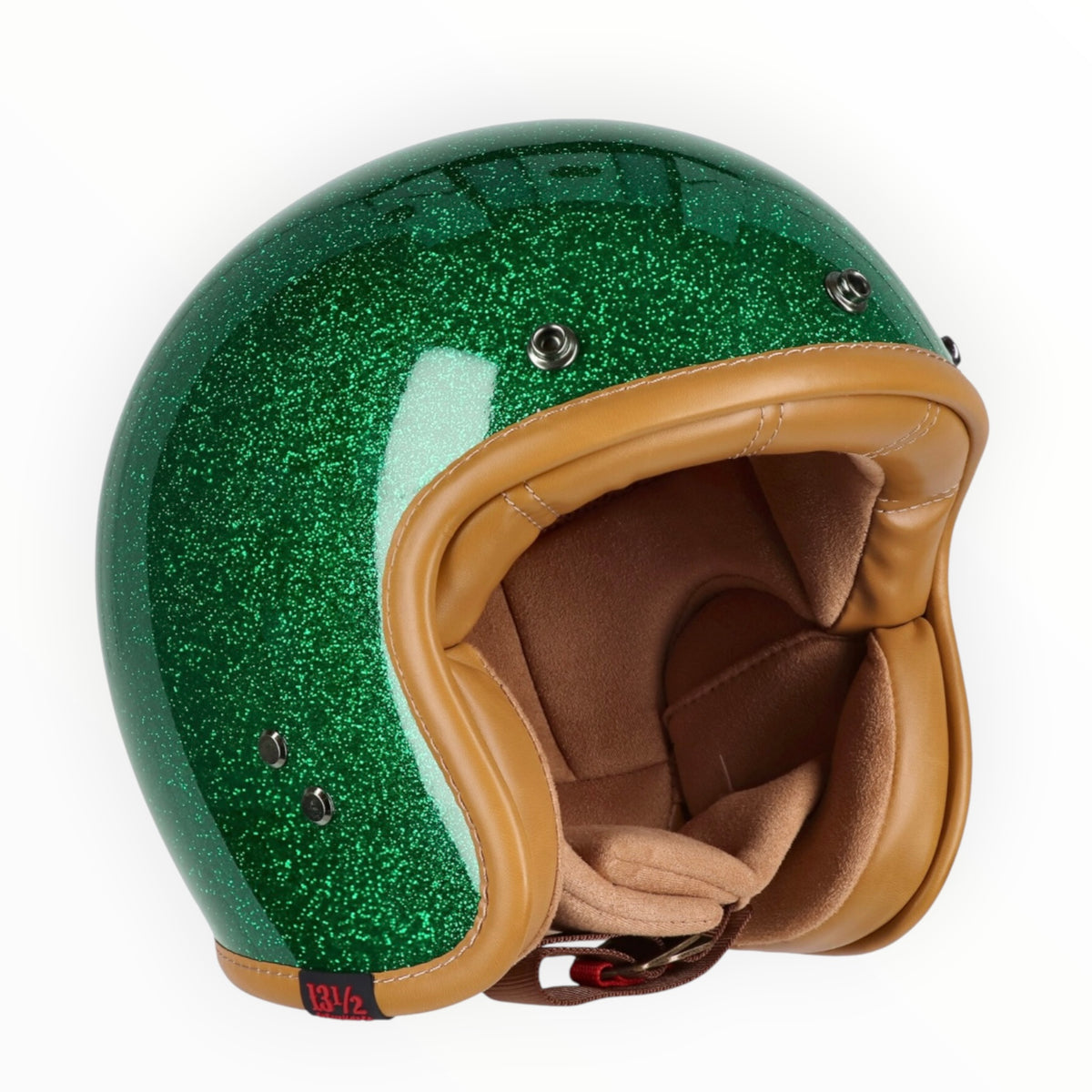 13 1/2（サーティーアンドアハーフ）”Skull bucket" ジェットヘルメット Lucky clover【装飾品】