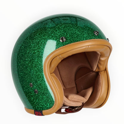 13 1/2（サーティーアンドアハーフ）”Skull bucket" ジェットヘルメット Lucky clover【装飾品】