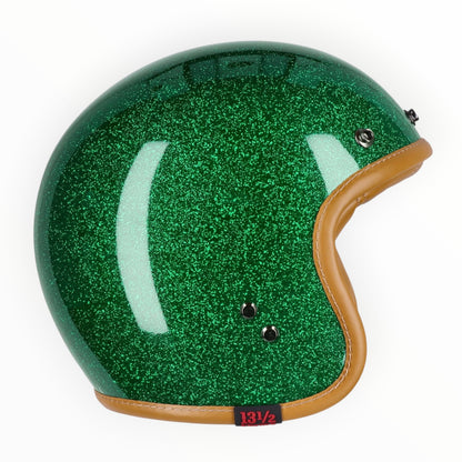 13 1/2（サーティーアンドアハーフ）”Skull bucket" ジェットヘルメット Lucky clover【装飾品】