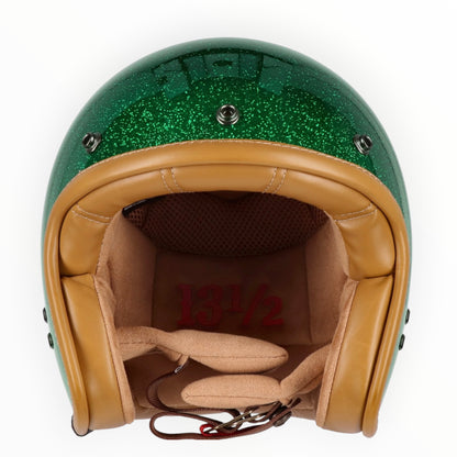 13 1/2（サーティーアンドアハーフ）”Skull bucket" ジェットヘルメット Lucky clover【装飾品】