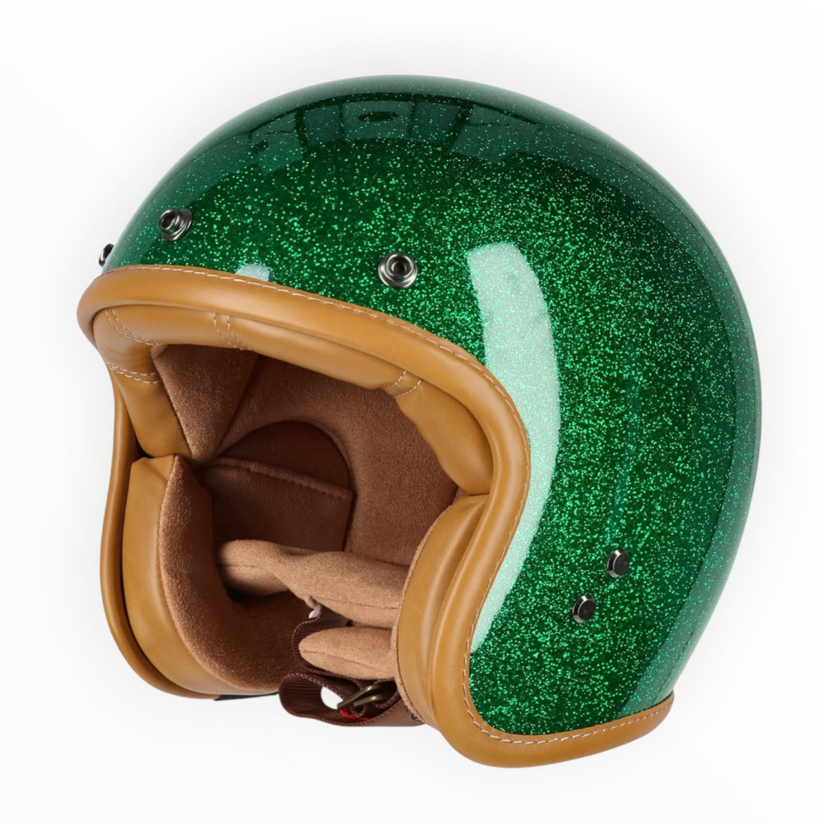 13 1/2（サーティーアンドアハーフ）”Skull bucket" ジェットヘルメット Lucky clover【装飾品】