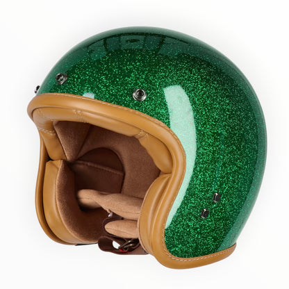 13 1/2（サーティーアンドアハーフ）”Skull bucket" ジェットヘルメット Lucky clover【装飾品】
