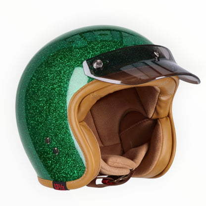 13 1/2（サーティーアンドアハーフ）”Skull bucket" ジェットヘルメット Lucky clover【装飾品】