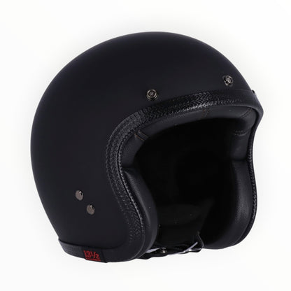 13 1/2（サーティーアンドアハーフ）”Skull bucket" ジェットヘルメットmatte black 【装飾品】