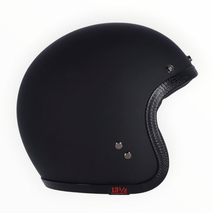 13 1/2（サーティーアンドアハーフ）”Skull bucket" ジェットヘルメットmatte black 【装飾品】