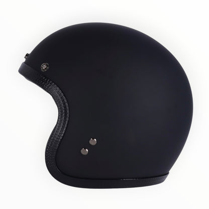 13 1/2（サーティーアンドアハーフ）”Skull bucket" ジェットヘルメットmatte black 【装飾品】