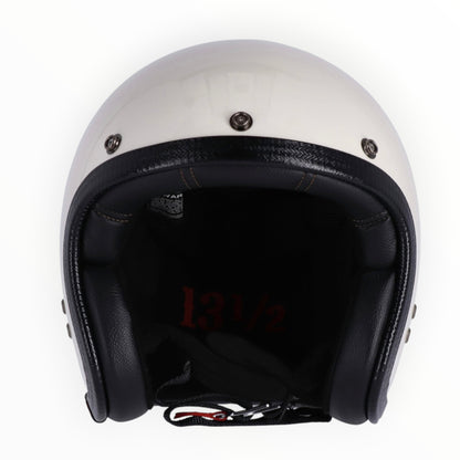 13 1/2（サーティーアンドアハーフ）”Skull bucket"  ジェットヘルメット vintage white【装飾品】