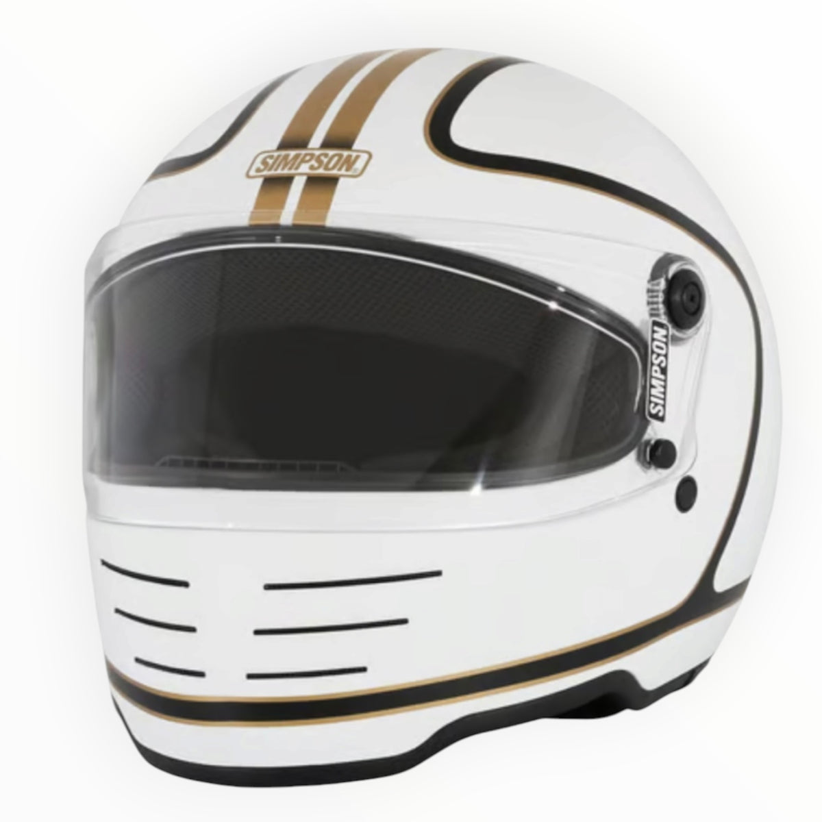 SIMPSON シンプソン ”M62" フルフェイスヘルメット Hondo Matt White 【装飾品】