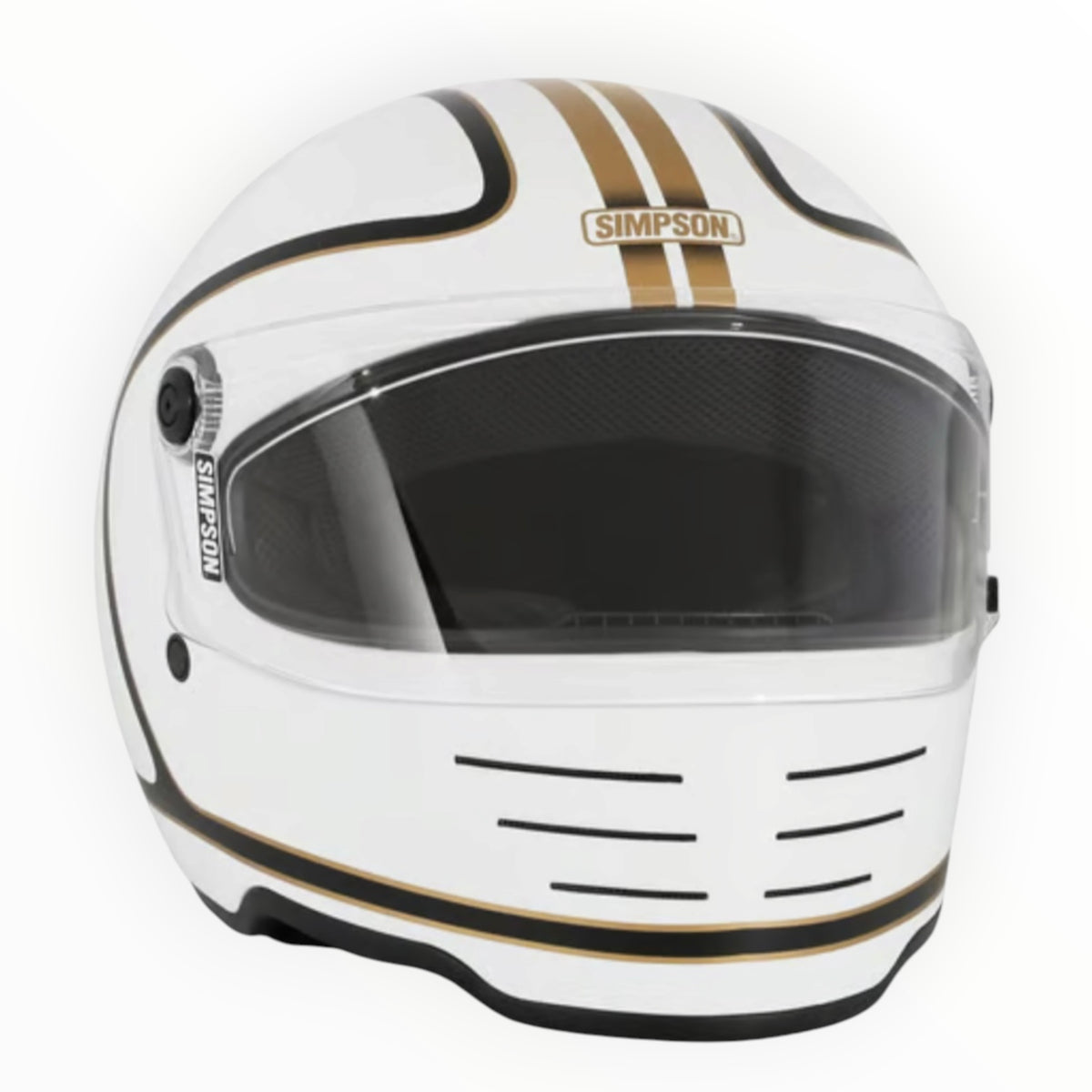 SIMPSON シンプソン ”M62" フルフェイスヘルメット Hondo Matt White 【装飾品】