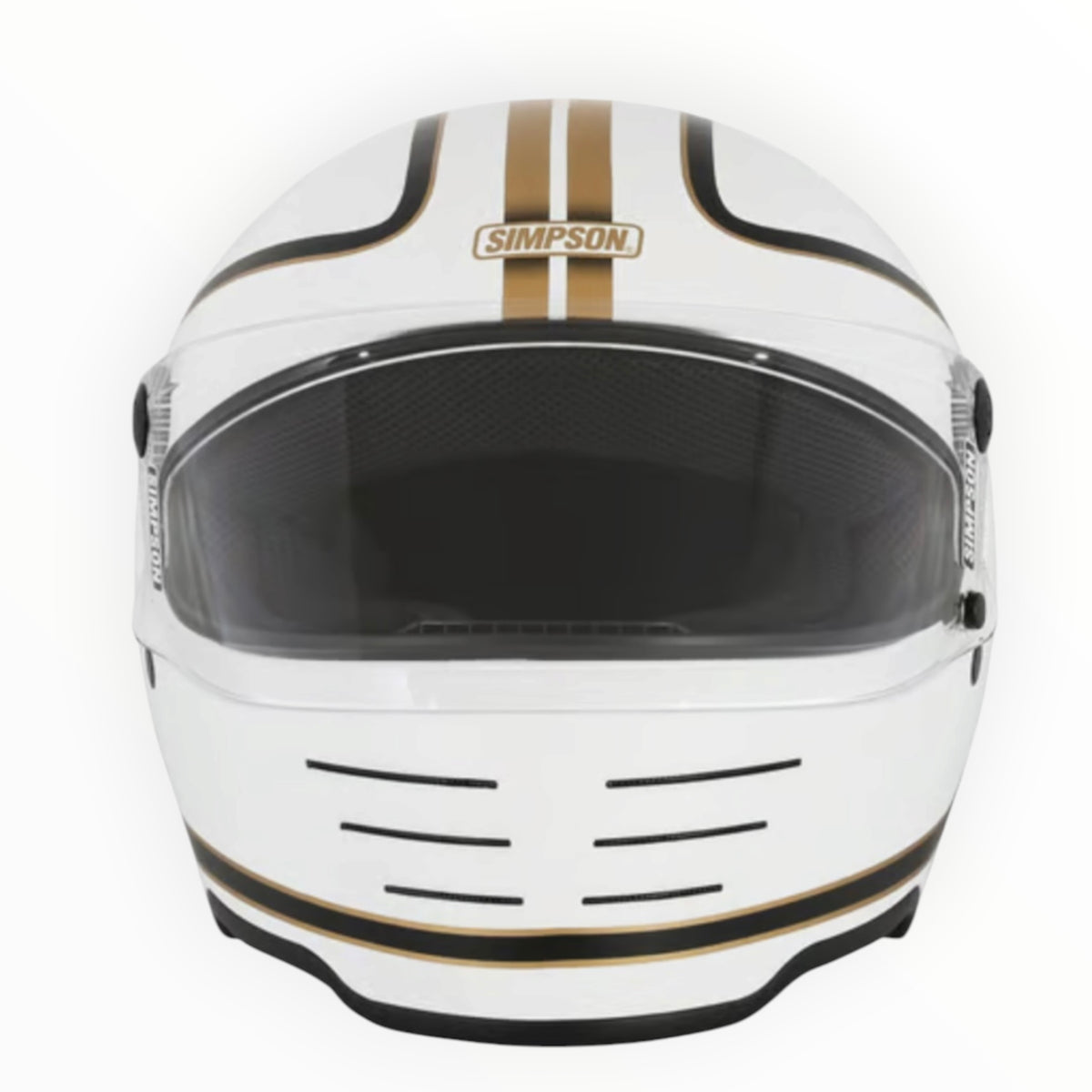 SIMPSON シンプソン ”M62" フルフェイスヘルメット Hondo Matt White 【装飾品】