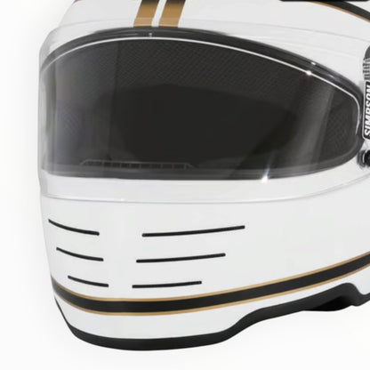 SIMPSON シンプソン ”M62" フルフェイスヘルメット Hondo Matt White 【装飾品】