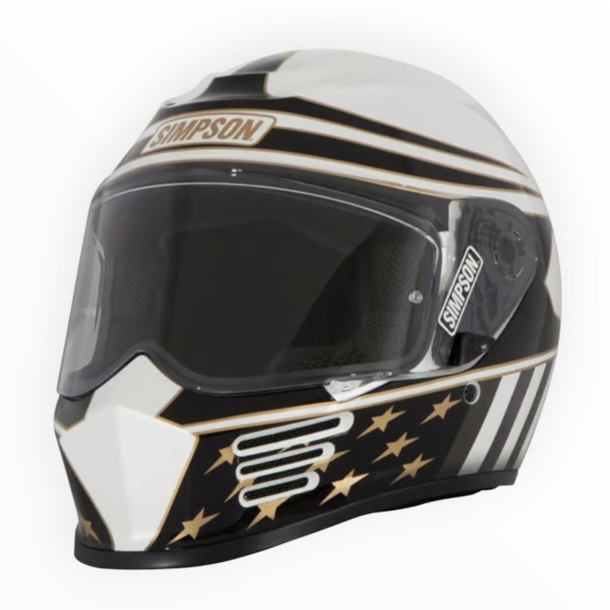 SIMPSON シンプソン ”Speed"  フルフェイスヘルメット Americana Gold 【装飾品】