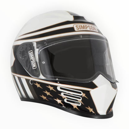 SIMPSON シンプソン ”Speed"  フルフェイスヘルメット Americana Gold 【装飾品】