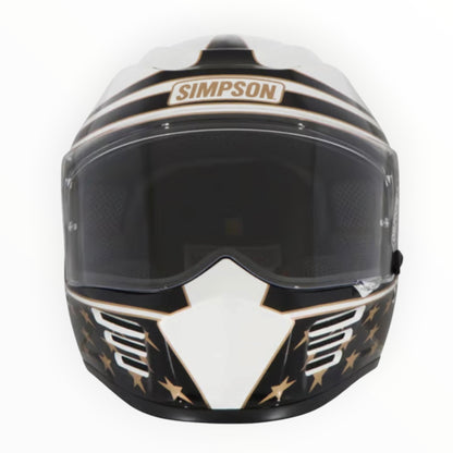SIMPSON シンプソン ”Speed"  フルフェイスヘルメット Americana Gold 【装飾品】