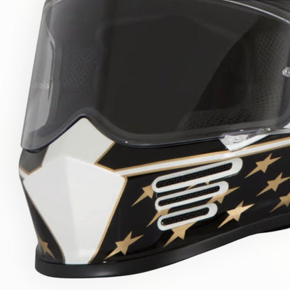 SIMPSON シンプソン ”Speed"  フルフェイスヘルメット Americana Gold 【装飾品】