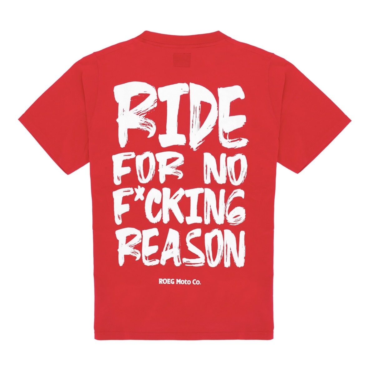 Roeg（ローグ）半袖Tシャツ "Kane plain t-shirt" 【レッド】